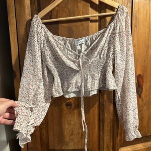 Petal & Pup Floral Smocked Blouse